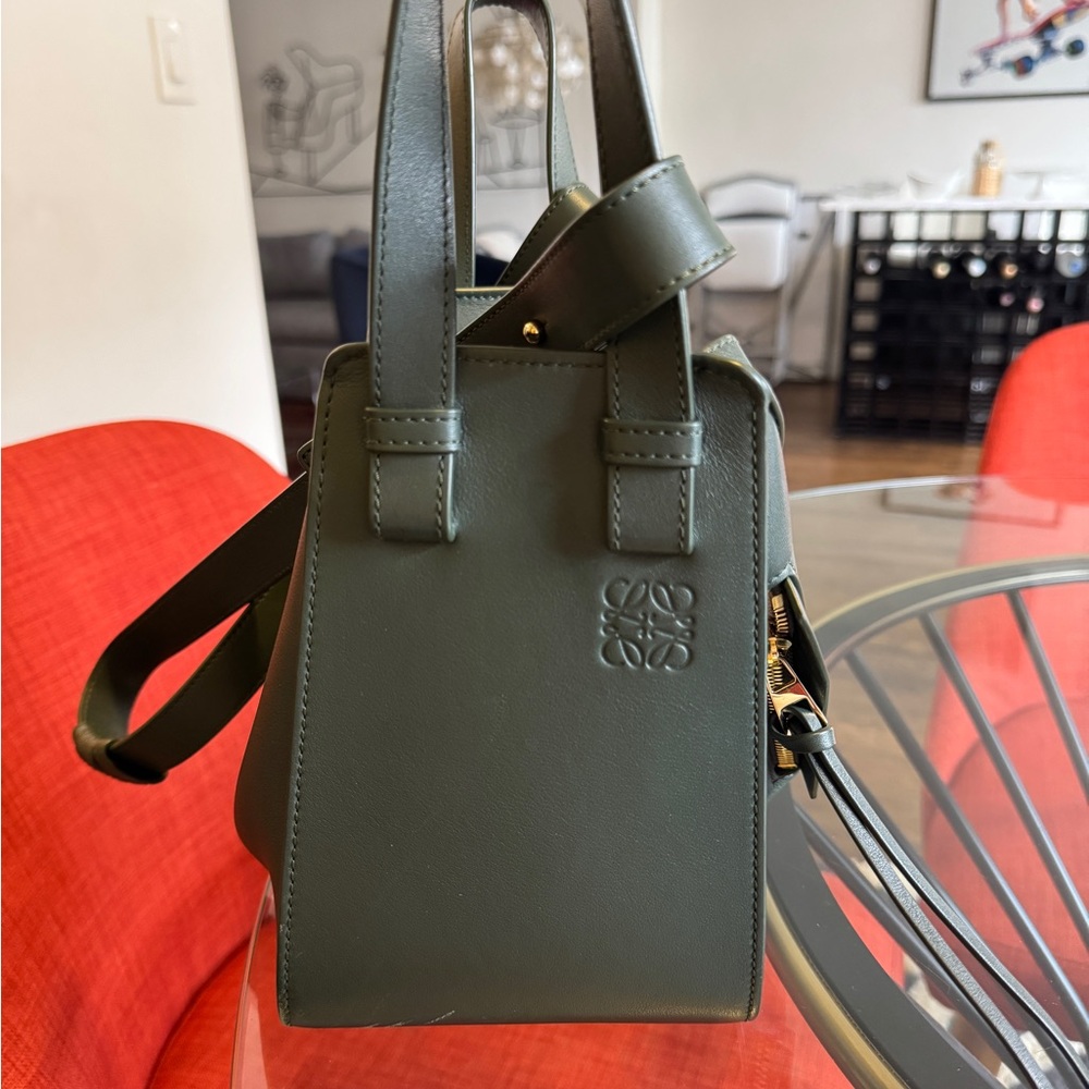Loewe Green Leather Mini Bag